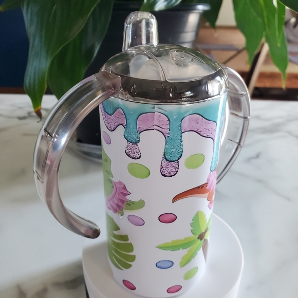 Baby Dinosaurs 12oz Sippy Cup with 2 lids - Picture 8 of 11